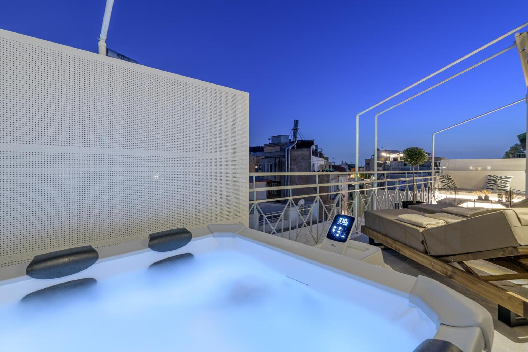 אתונה Central Sunny Loft With Plunge Pool מראה חיצוני תמונה