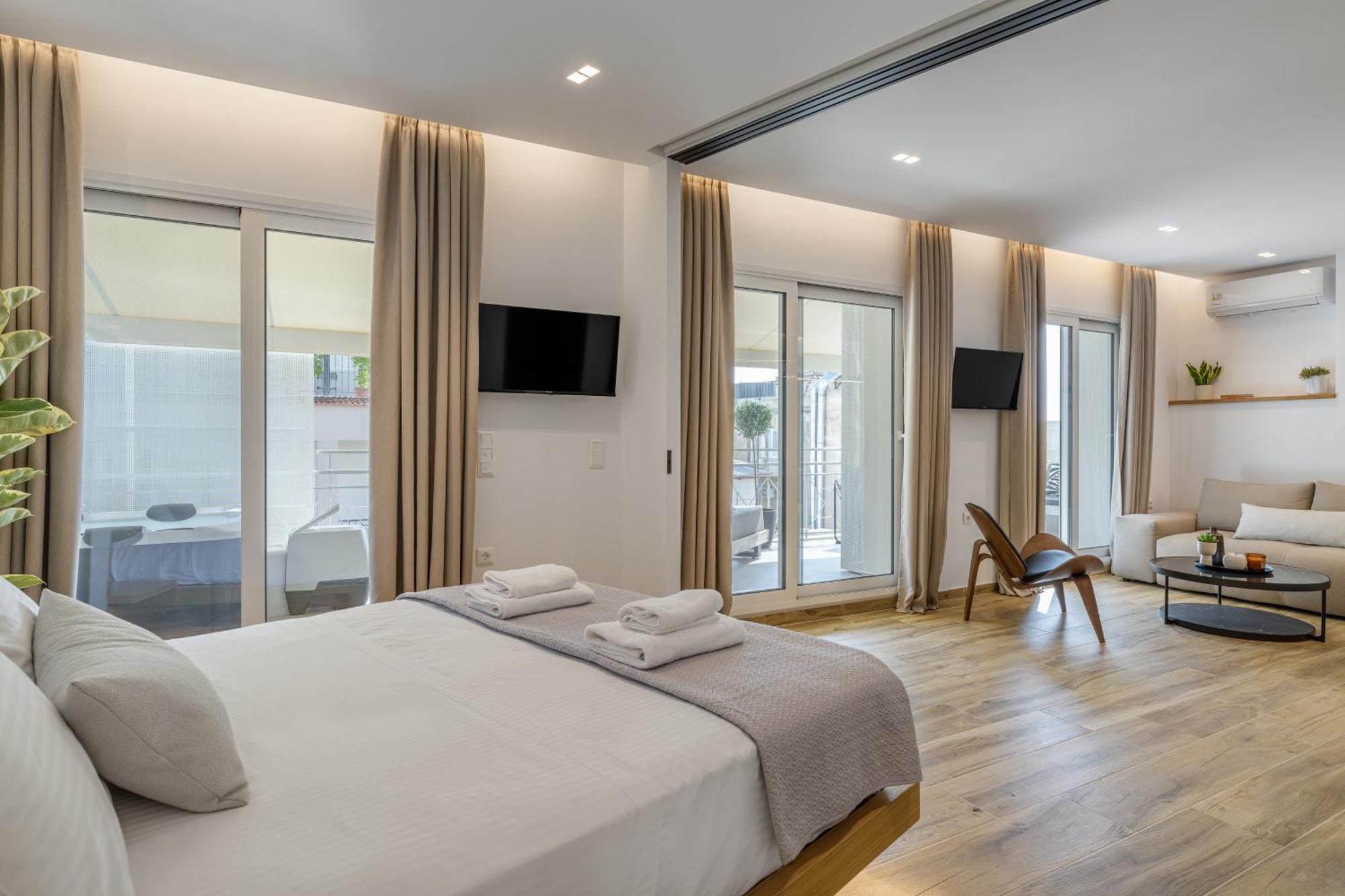 אתונה Central Sunny Loft With Plunge Pool מראה חיצוני תמונה